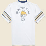 College Capital Ringer Tee - Light Grey - Kapital - STAG Provisions - Tops - S/S Tee