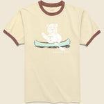 Tiger Ringer Tee - Beige - Kapital - STAG Provisions - Tops - S/S Tee