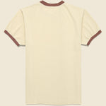 Tiger Ringer Tee - Beige - Kapital - STAG Provisions - Tops - S/S Tee