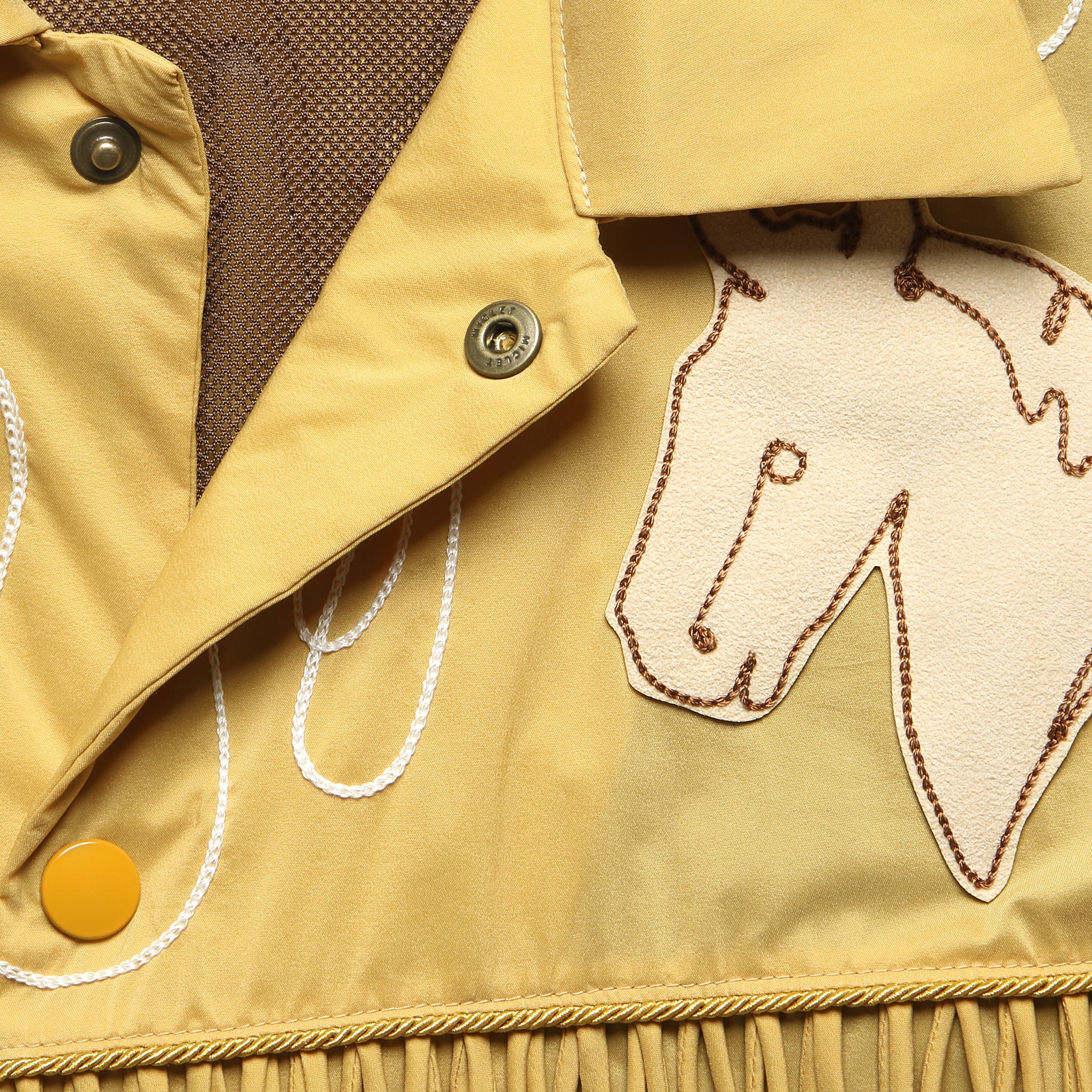 
                          Fringed Coach Jacket - Mustard - Kapital - STAG Provisions - Outerwear - Coat / Jacket
                        