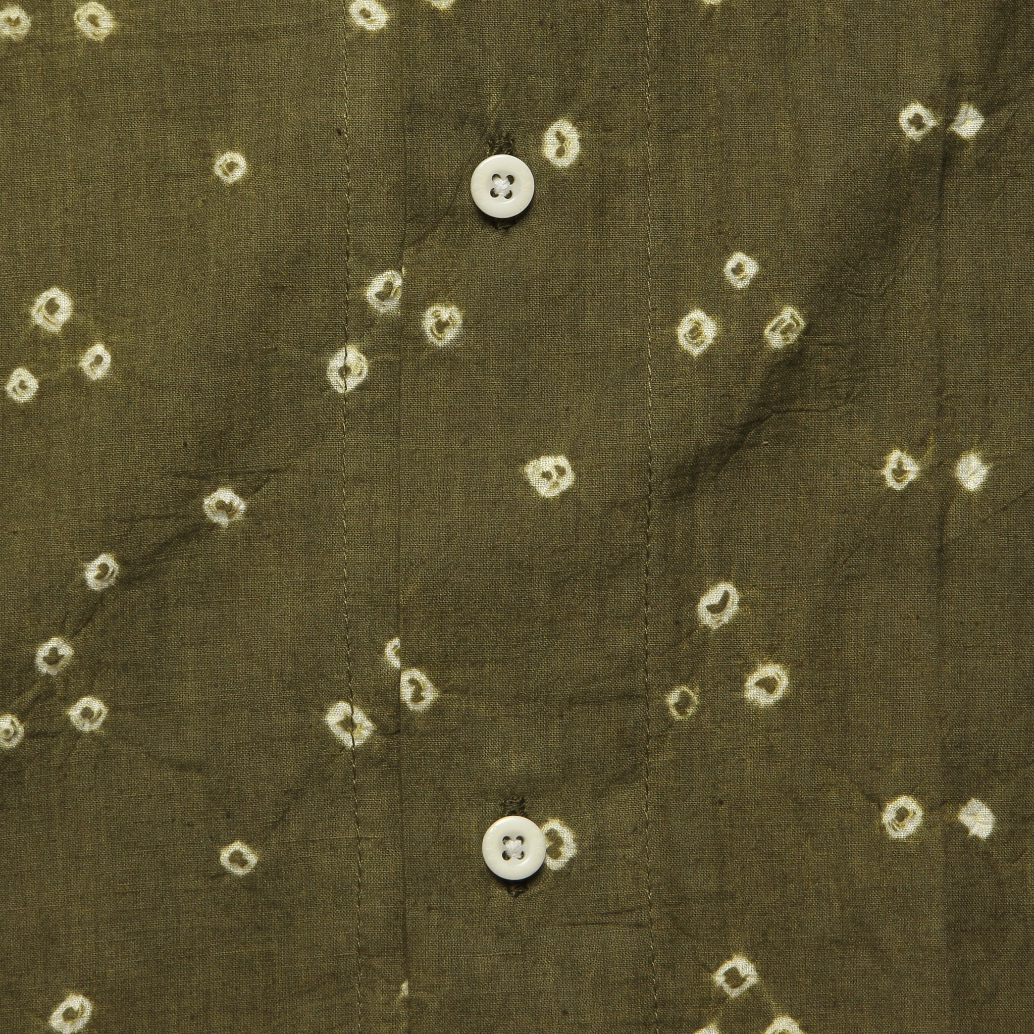 Lamar Pyramid Dot Bandhani Shirt - Olive - Kardo - STAG Provisions - Tops - S/S Woven - Dot