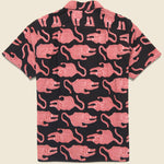 Tiger Block Print Shirt - Black - Kardo - STAG Provisions - Tops - S/S Woven - Other Pattern