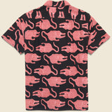 Tiger Block Print Shirt - Black - Kardo - STAG Provisions - Tops - S/S Woven - Other Pattern