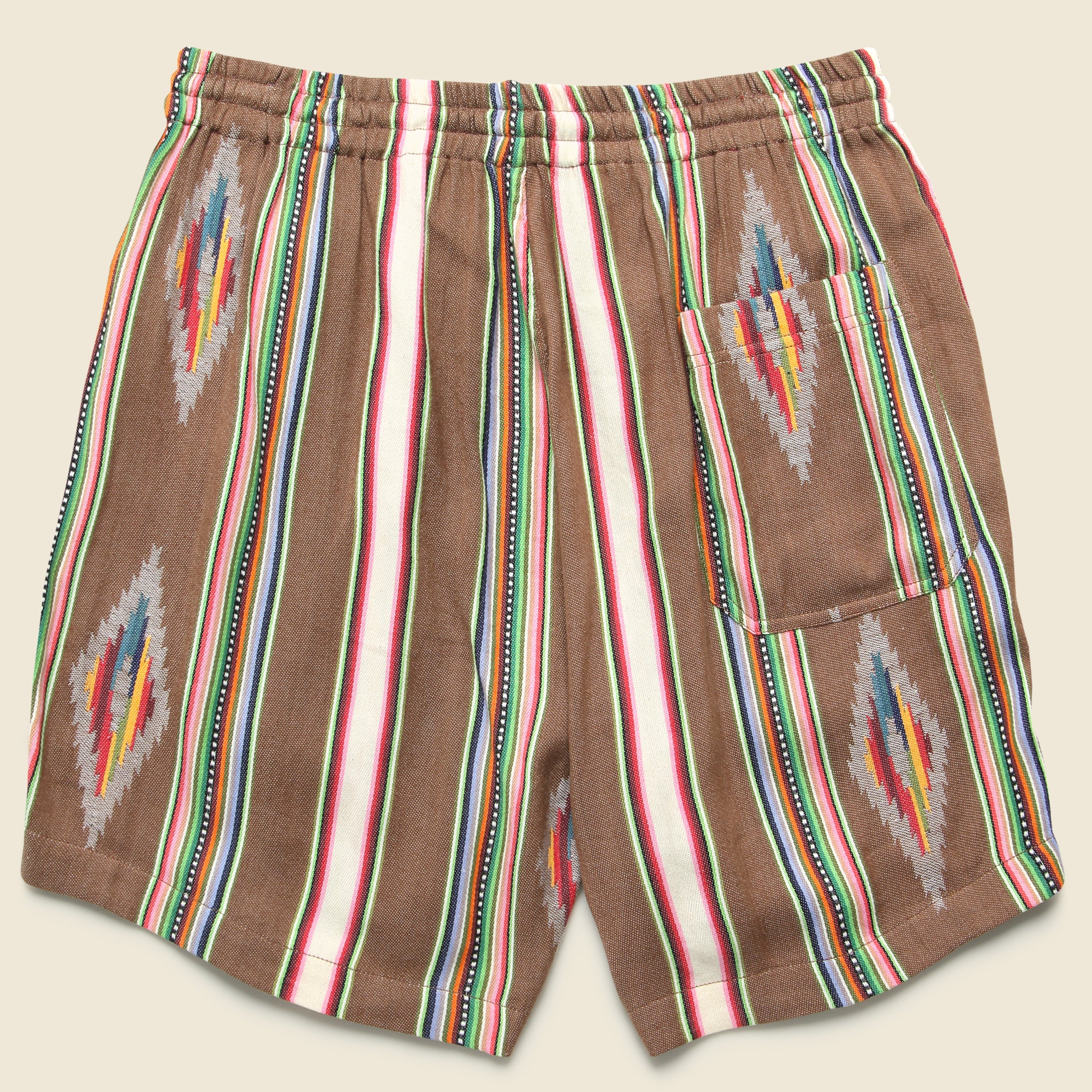
                          5.5" Handwoven Blanket Stripe Shorts - Nutshell - Kardo - STAG Provisions - Shorts - Lounge
                        