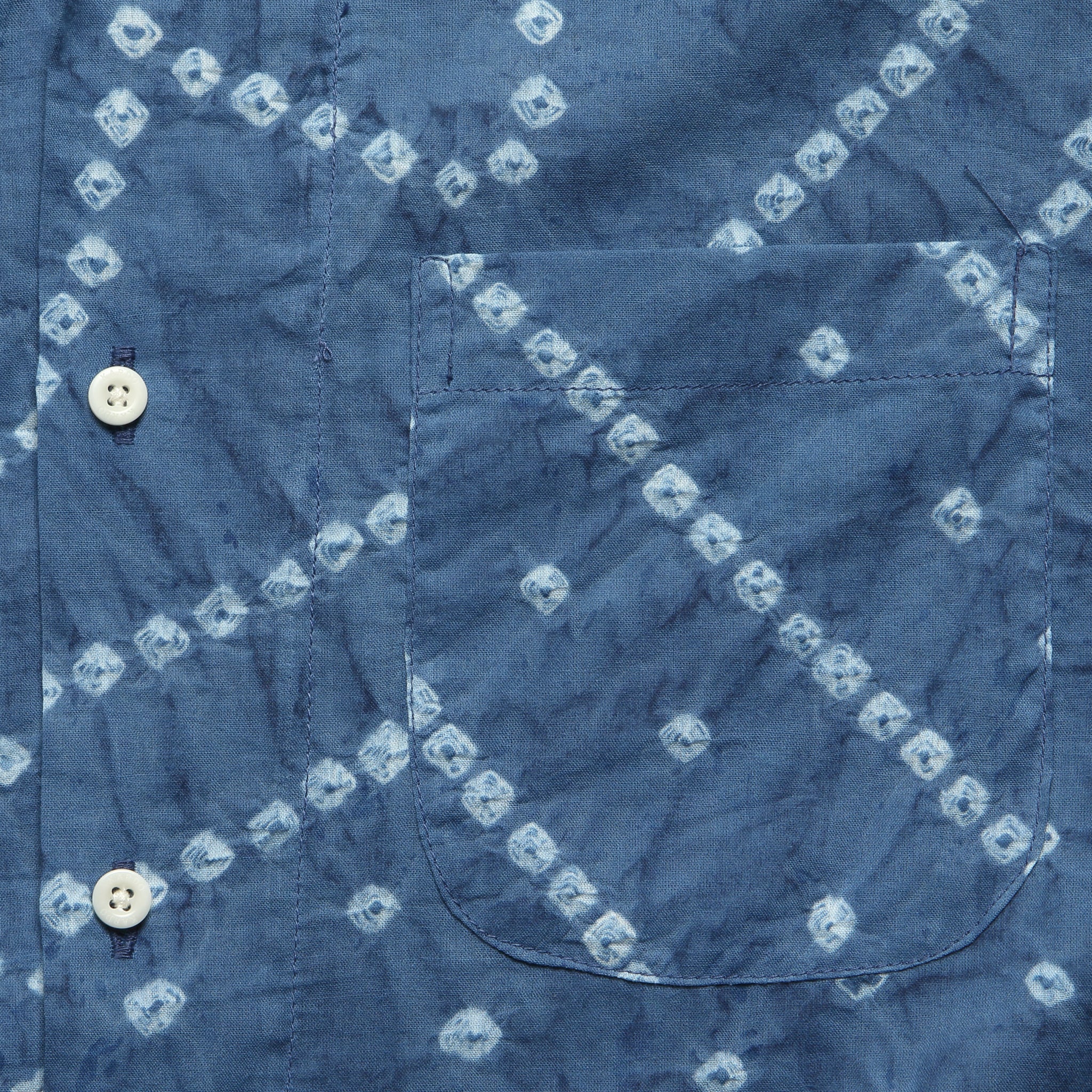 
                          Bandhani Dot Print Shirt - Indigo - Kardo - STAG Provisions - Tops - S/S Woven - Dot
                        