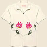 Ayo Floral Applique Shirt - Off White - Kardo - STAG Provisions - Tops - S/S Woven - Floral