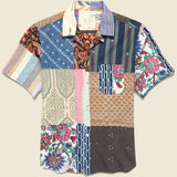 Ronen Patchwork Shirt - Multi - Kardo - STAG Provisions - Tops - S/S Woven - Other Pattern
