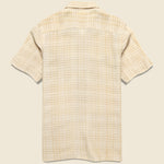 Handwoven Cross Hatch Shirt - Off White - Kardo - STAG Provisions - Tops - S/S Woven - Solid