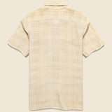 Handwoven Cross Hatch Shirt - Off White - Kardo - STAG Provisions - Tops - S/S Woven - Solid