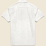 Schiffli Embroidered Shirt - White - Kardo - STAG Provisions - Tops - S/S Woven - Solid