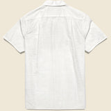 Schiffli Embroidered Shirt - White - Kardo - STAG Provisions - Tops - S/S Woven - Solid