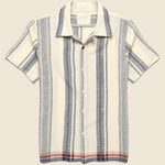Handwoven Stripe Shirt - Indigo - Kardo - STAG Provisions - Tops - S/S Woven - Stripe