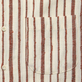 Handwoven Stripe Shirt - Brick - Kardo - STAG Provisions - Tops - S/S Woven - Stripe
