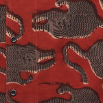 Tiger Block Print Shirt - Red - Kardo - STAG Provisions - Tops - S/S Woven - Other Pattern