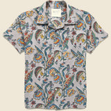 Floral Block Print Shirt - Lavender - Kardo - STAG Provisions - Tops - S/S Woven - Floral
