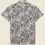 Floral Block Print Shirt - Lavender - Kardo - STAG Provisions - Tops - S/S Woven - Floral
