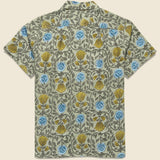 Floral Block Print Shirt - Olive - Kardo - STAG Provisions - Tops - S/S Woven - Floral