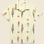 Floral Block Print Shirt - Cream - Kardo - STAG Provisions - Tops - S/S Woven - Floral