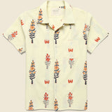 Floral Block Print Shirt - Cream - Kardo - STAG Provisions - Tops - S/S Woven - Floral