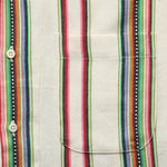 Handwoven Blanket Stripe Shirt - Ecru - Kardo - STAG Provisions - Tops - S/S Woven - Other Pattern