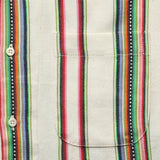 Handwoven Blanket Stripe Shirt - Ecru - Kardo - STAG Provisions - Tops - S/S Woven - Other Pattern