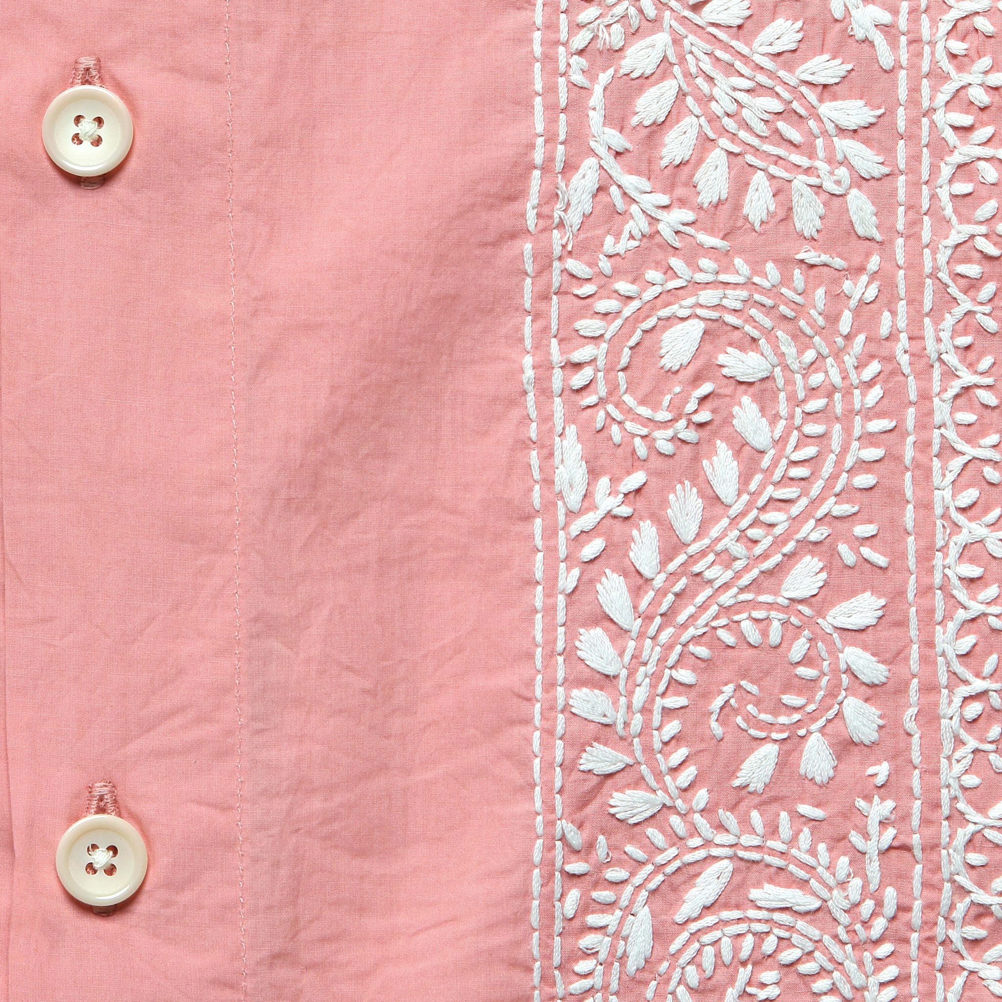 
                          Embroidered Shirt - Pink - Kardo - STAG Provisions - Tops - S/S Woven - Other Pattern
                        