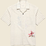 Embroidered Bird Shirt - Natural - Kardo - STAG Provisions - Tops - S/S Woven - Other Pattern