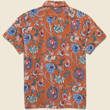 Floral Block Print Shirt - Rust - Kardo - STAG Provisions - Tops - S/S Woven - Floral