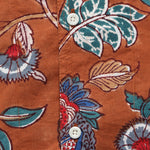 Floral Block Print Shirt - Rust - Kardo - STAG Provisions - Tops - S/S Woven - Floral