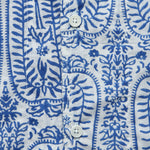 Paisley Block Print Shirt - Indigo - Kardo - STAG Provisions - Tops - S/S Woven - Other Pattern