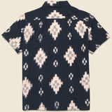 Handwoven Ikat Shirt - Black - Kardo - STAG Provisions - Tops - S/S Woven - Other Pattern
