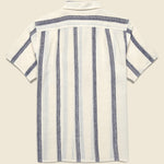Handloom Striped Shirt - Blue - Kardo - STAG Provisions - Tops - S/S Woven - Stripe