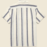 Handloom Striped Shirt - Blue - Kardo - STAG Provisions - Tops - S/S Woven - Stripe