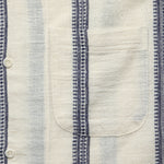 Handloom Striped Shirt - Blue - Kardo - STAG Provisions - Tops - S/S Woven - Stripe