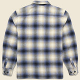 Shiloh Flannel - Black/Blue Shadow Plaid - Katin - STAG Provisions - Tops - L/S Woven - Plaid