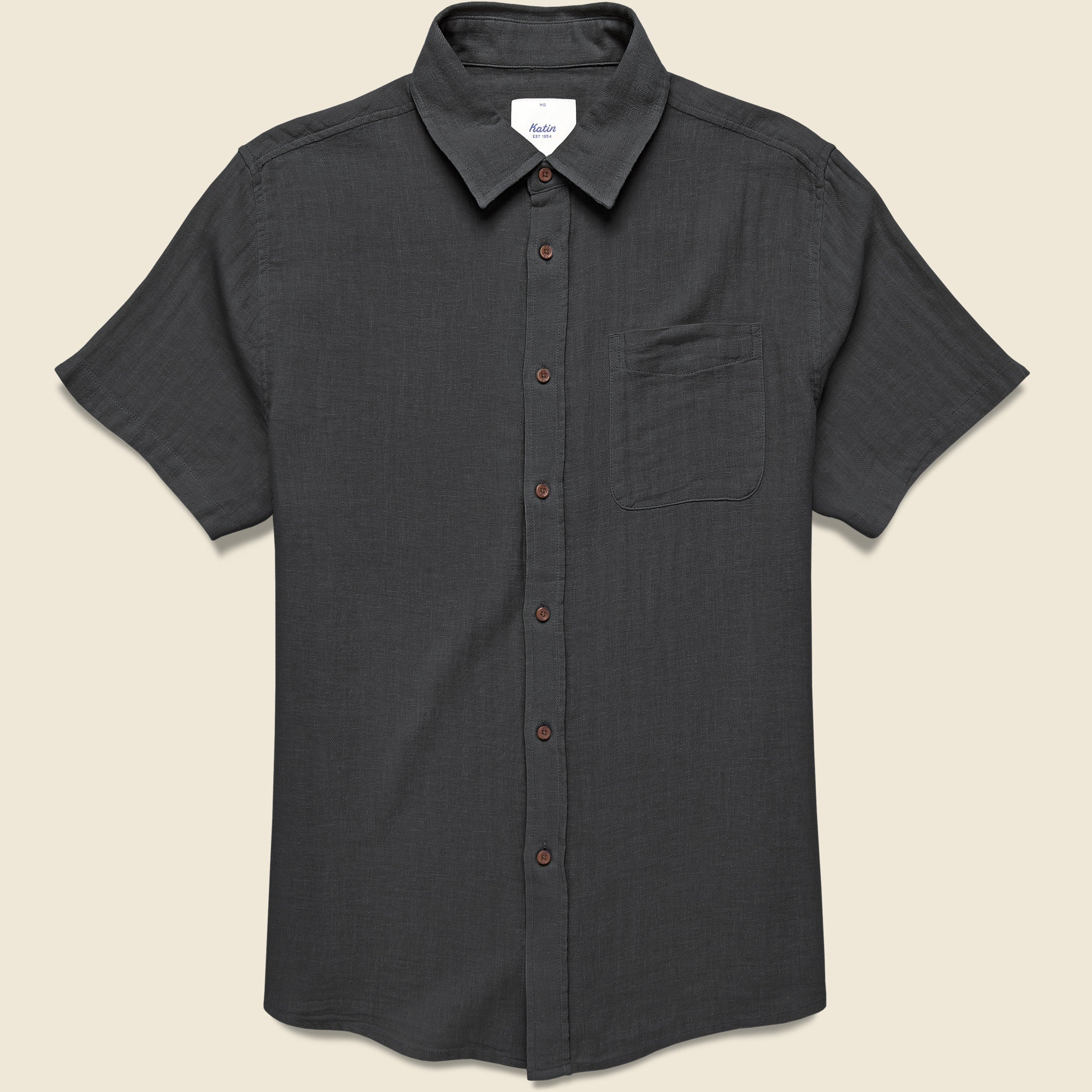 Alan Solid Shirt - Black