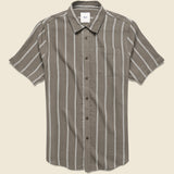 Alan Stripe Shirt - Gravel/White - Katin - STAG Provisions - Tops - S/S Woven - Stripe