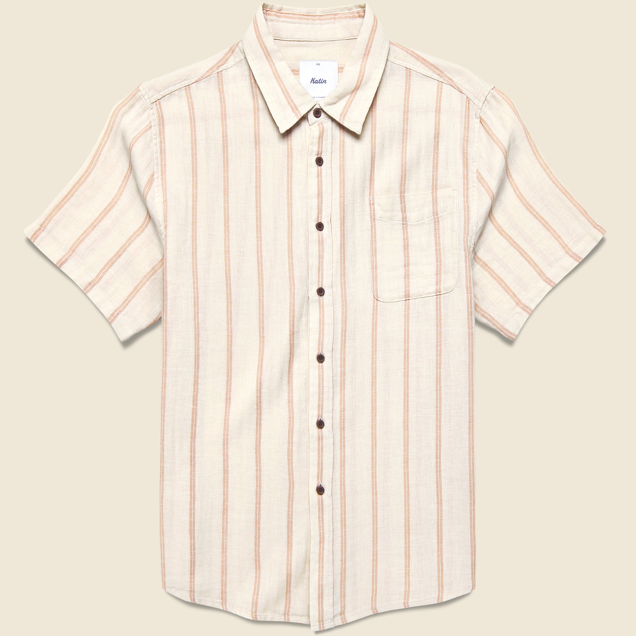 Alan Stripe Shirt - Brush - Katin - STAG Provisions - Tops - S/S Woven - Stripe
