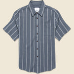 Alan Stripe Shirt - Tempest Blue - Katin - STAG Provisions - Tops - S/S Woven - Stripe