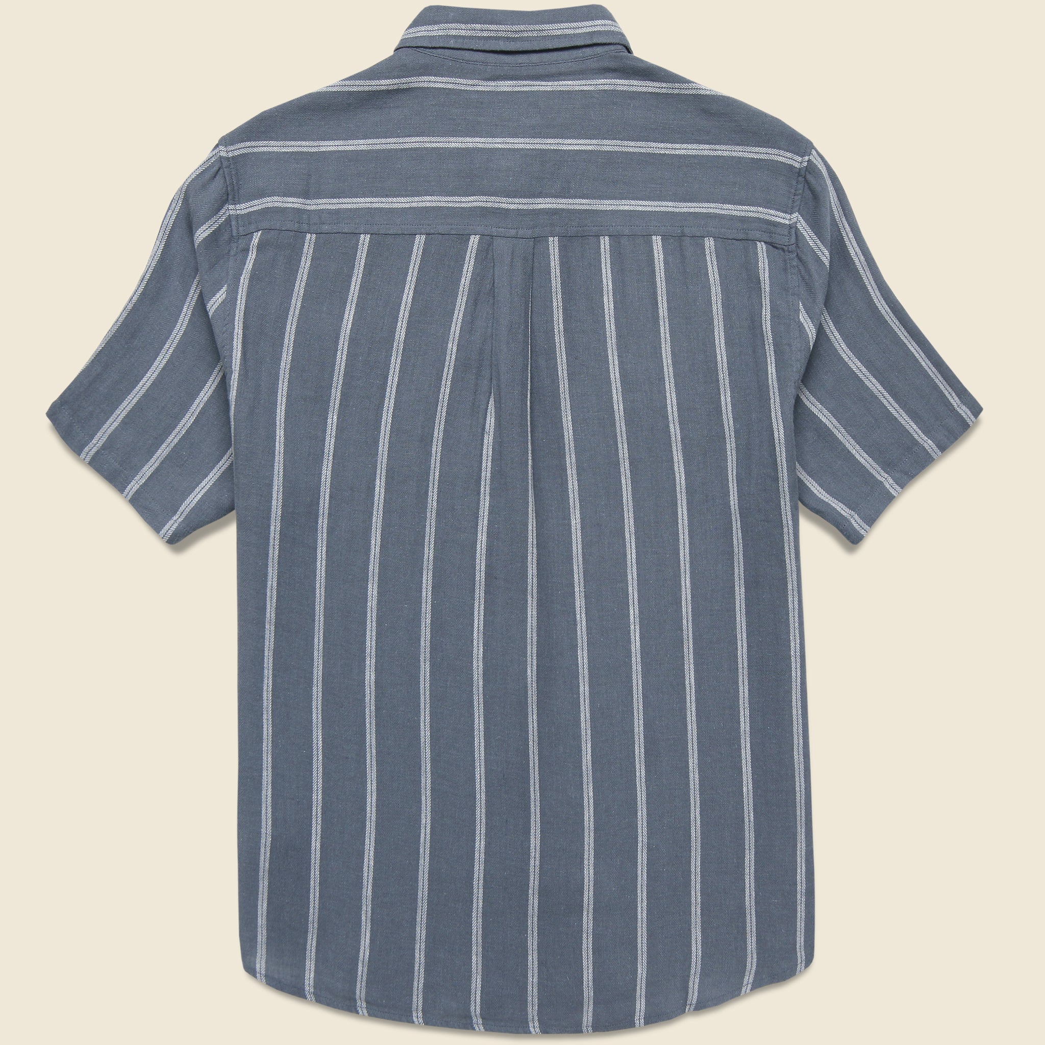 
                          Alan Stripe Shirt - Tempest Blue - Katin - STAG Provisions - Tops - S/S Woven - Stripe
                        