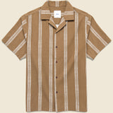 Cedar Shirt - Light Brown - Katin - STAG Provisions - Tops - S/S Woven - Stripe