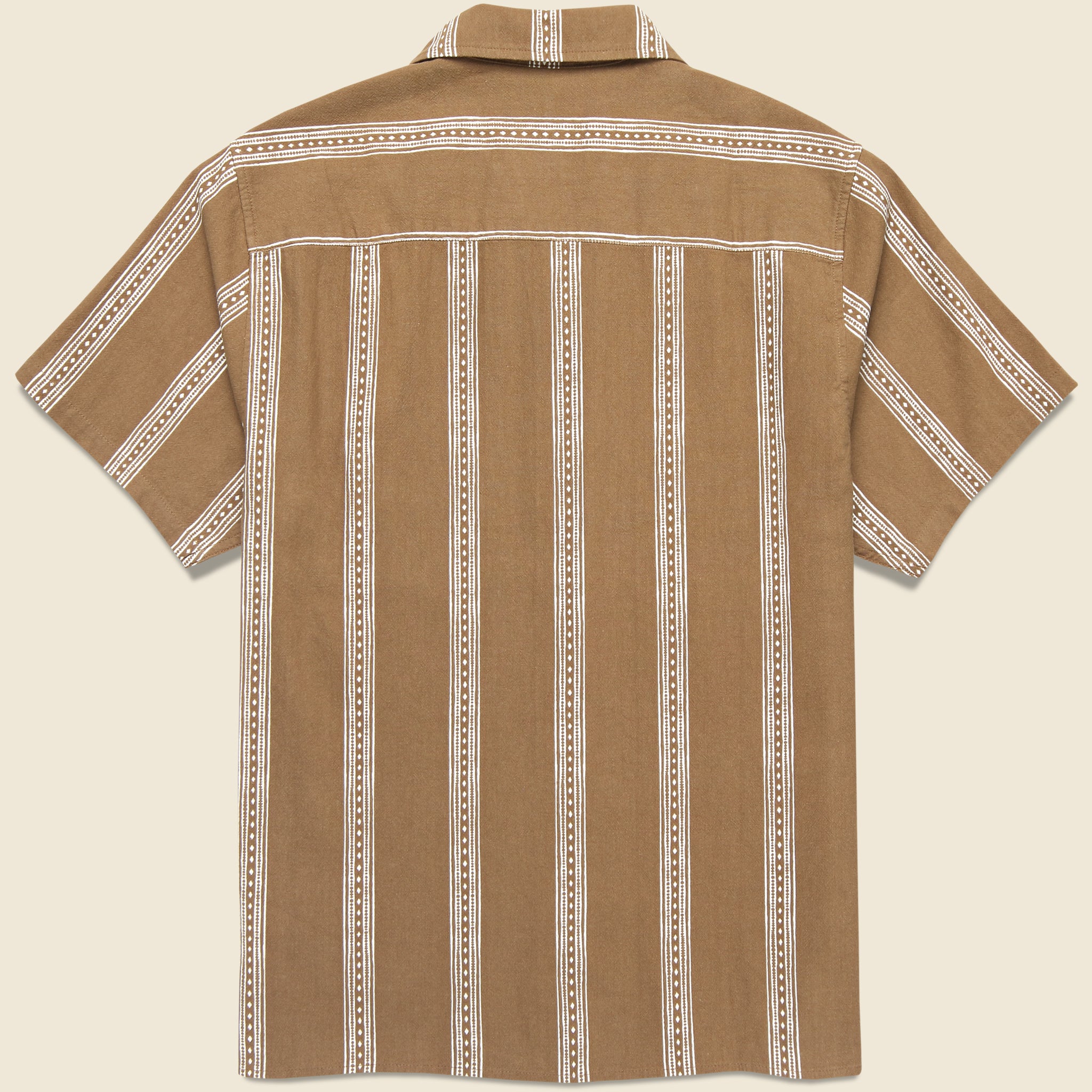 
                          Cedar Shirt - Light Brown - Katin - STAG Provisions - Tops - S/S Woven - Stripe
                        