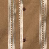 Cedar Shirt - Light Brown - Katin - STAG Provisions - Tops - S/S Woven - Stripe
