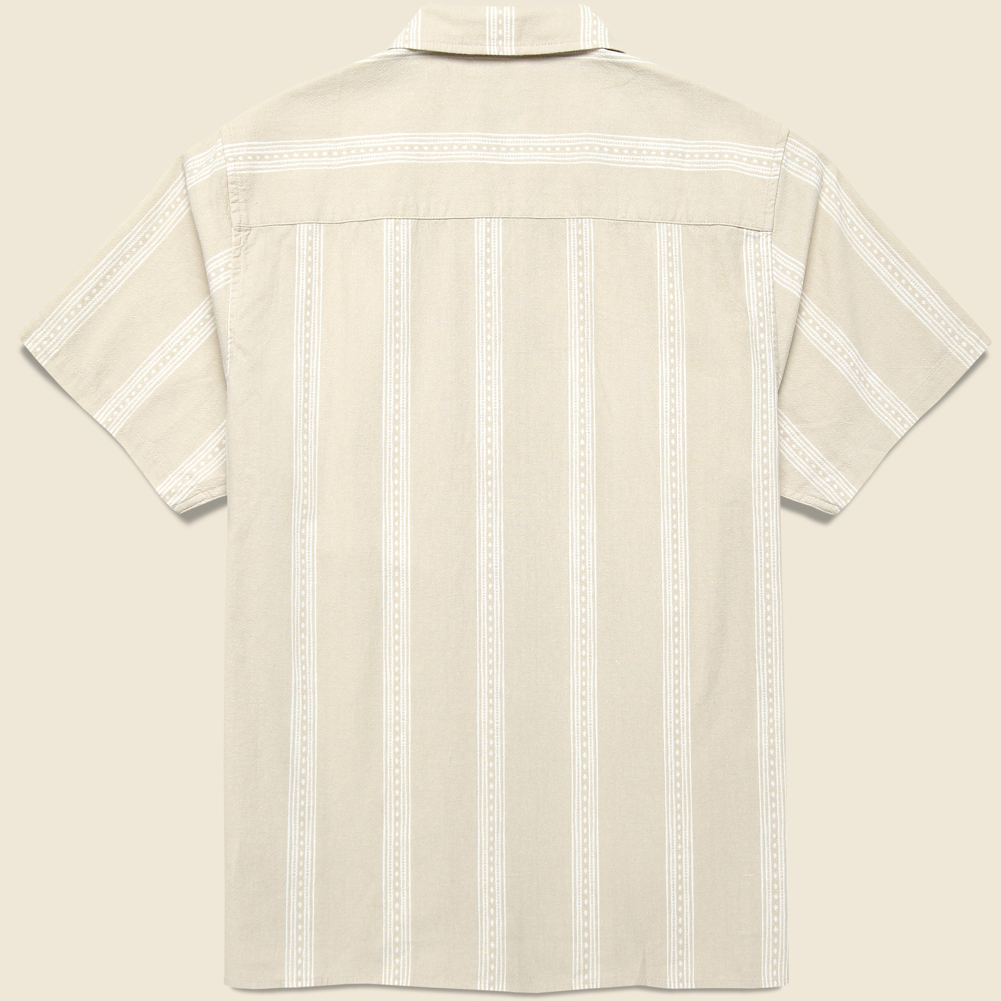 
                          Cedar Shirt - Pelican - Katin - STAG Provisions - Tops - S/S Woven - Stripe
                        