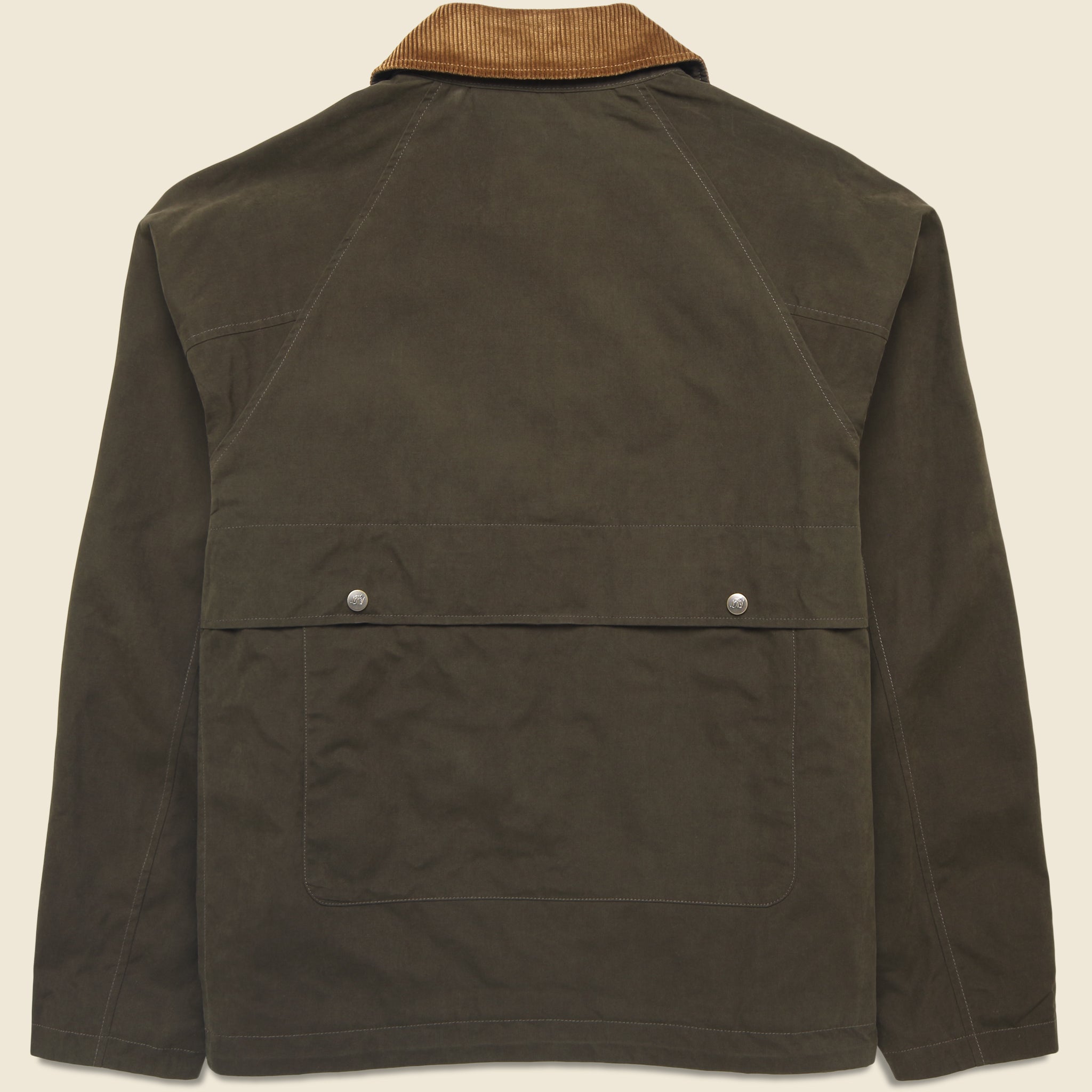 
                          Bay Waxed Nylon Jacket - Olive - Knickerbocker - STAG Provisions - Outerwear - Coat / Jacket
                        