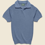 Yuma Polo - Blue - Knickerbocker - STAG Provisions - Tops - S/S Knit