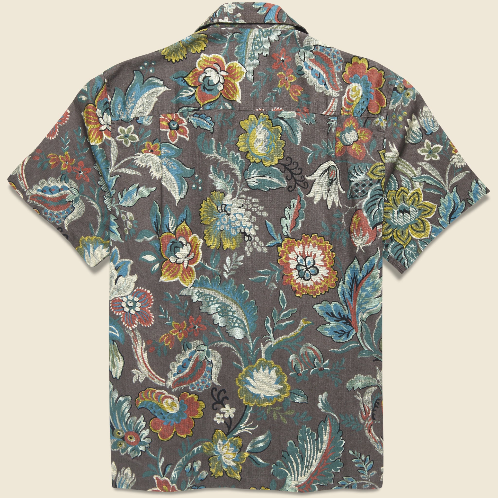 
                          Panama Botanical Shirt - Brown - Knickerbocker - STAG Provisions - Tops - S/S Woven - Floral
                        