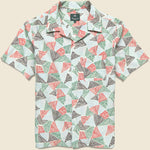 Doodle Shirt - Bone - Knickerbocker - STAG Provisions - Tops - S/S Woven - Other Pattern