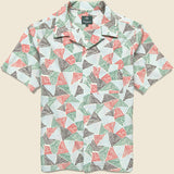 Doodle Shirt - Bone - Knickerbocker - STAG Provisions - Tops - S/S Woven - Other Pattern