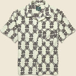 Panama Knot Shirt - Bone - Knickerbocker - STAG Provisions - Tops - S/S Woven - Other Pattern